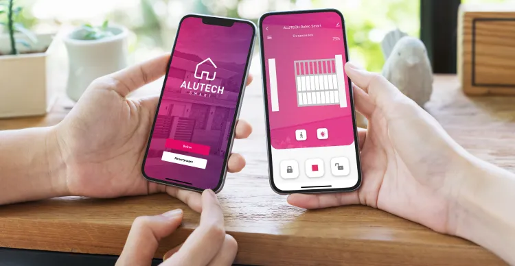 Умный привод для откатных ворот ALUTECH Roteo RTO-1000MKIT-Sm + проводные фотоэлементы LM-L + Wi-fi модуль WM-Sm