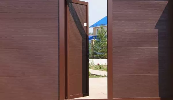 Встроенная калитка Встроенная калитка